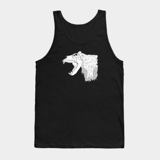 Mutant Bear Greyscale Tank Top